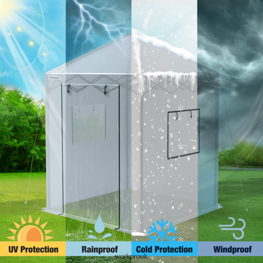 WORKPROPortable Walk-in Greenhouse X662Z289 Tool