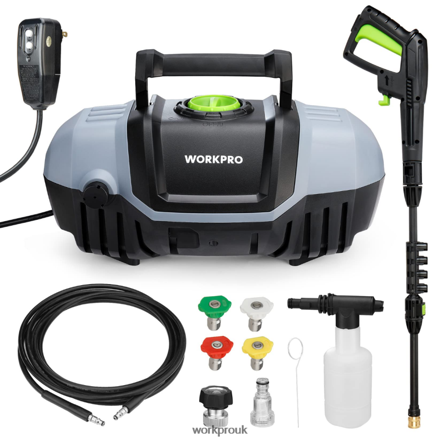WORKPRO1900 Max PSI 1.8 GPM 12-Amp Compact Electric High Pressure Washer X662Z299 Tool