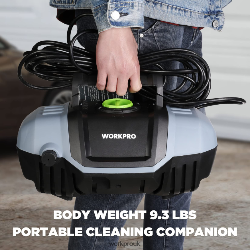 WORKPRO1900 Max PSI 1.8 GPM 12-Amp Compact Electric High Pressure Washer X662Z299 Tool