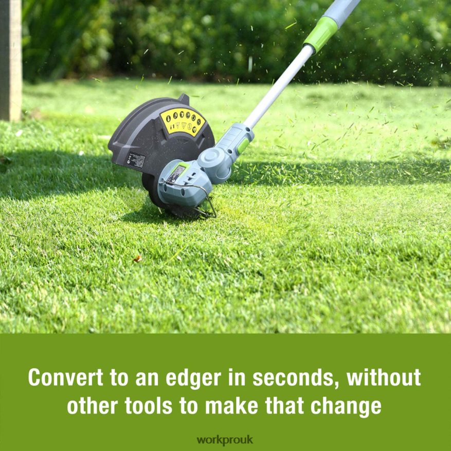 WORKPRO20V Cordless String Trimmer / Edger 12-inch with 2Ah Lithium-Ion Battery 1 Hour Quick Charger 16.4ft Trimmer Line Included X662Z293 Tool