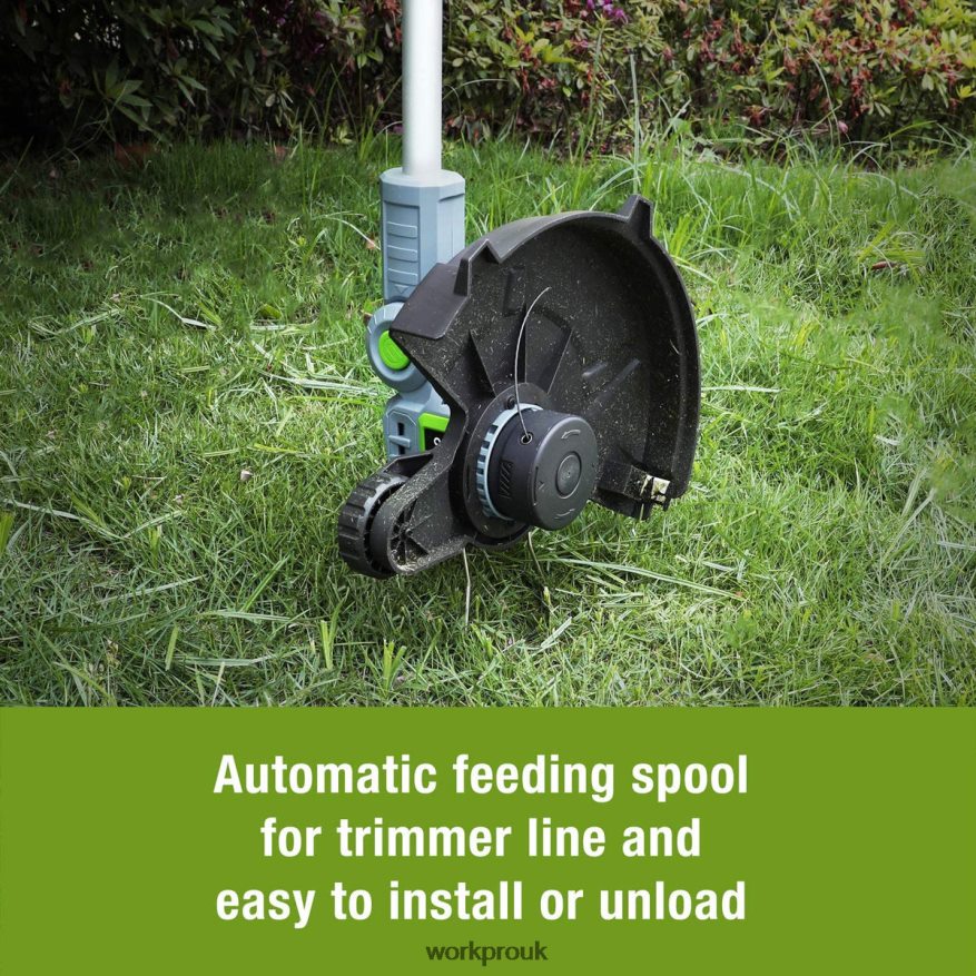 WORKPRO20V Cordless String Trimmer / Edger 12-inch with 2Ah Lithium-Ion Battery 1 Hour Quick Charger 16.4ft Trimmer Line Included X662Z293 Tool