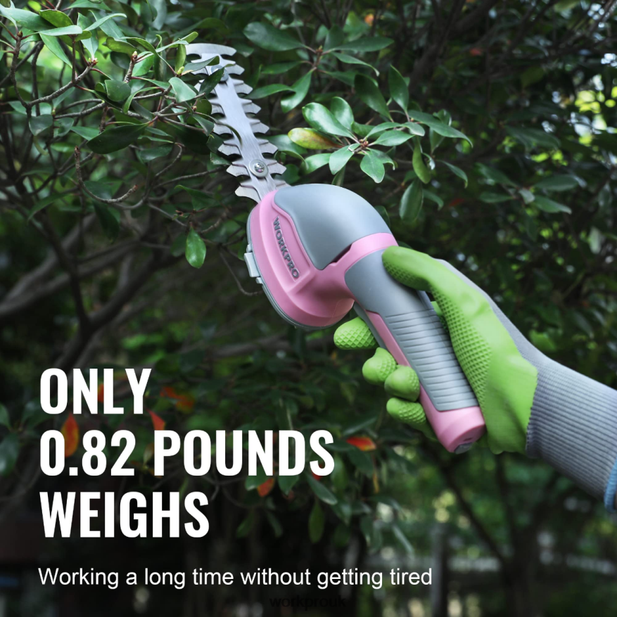 WORKPRO2 in 1 Handheld 3.6V Electric Cordless Shrubbery Trimmer Hedge Shears/Grass Cutter X662Z268 Tool