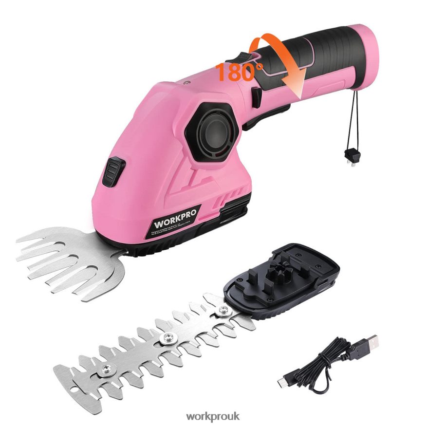 WORKPRO2 in 1 Handheld Hedge Trimmer 7.2V Electric Grass Trimmer/Hedge Shears X662Z266 Tool