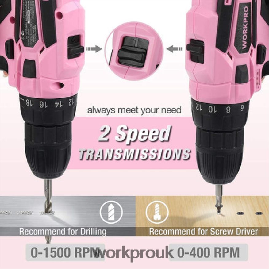 WORKPRO106 Pcs Tool Kit & 6 Pcs Magnetic Screwdrivers & 12V Cordless Drill Driver Kit & 6-in-1 Staple Gun X662Z312 Tool