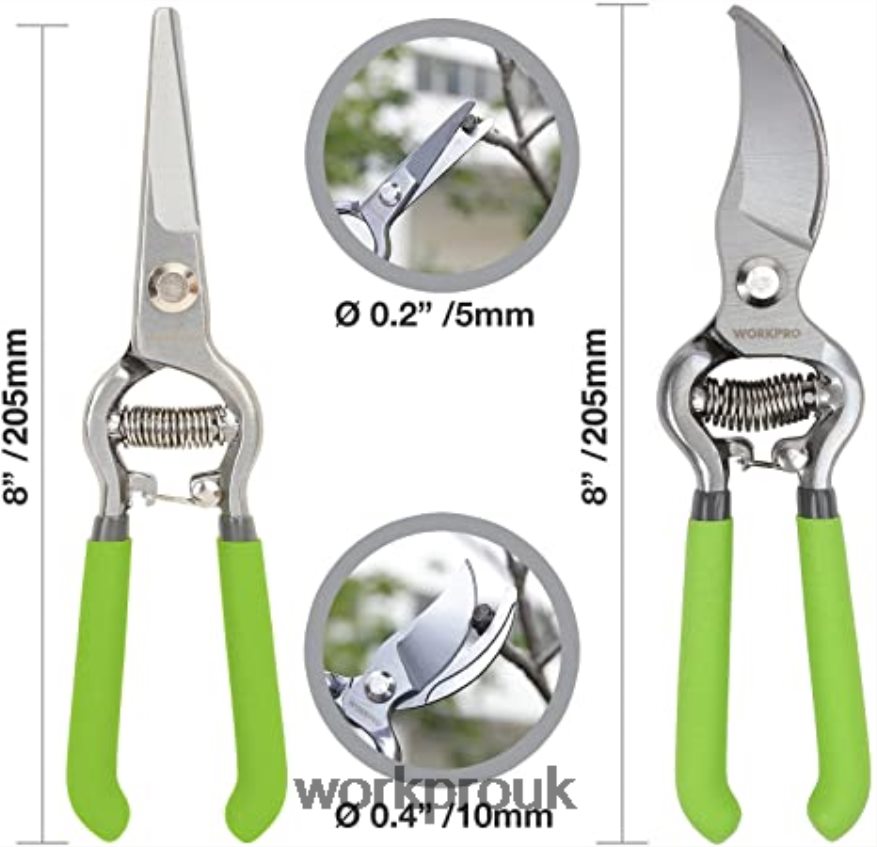 WORKPRO20V Cordless Hedge Trimmer & 2 in 1 Handheld Hedge Trimmer & 2-Piece Pruning Shears & Garden Knee Pads X662Z320 Tool