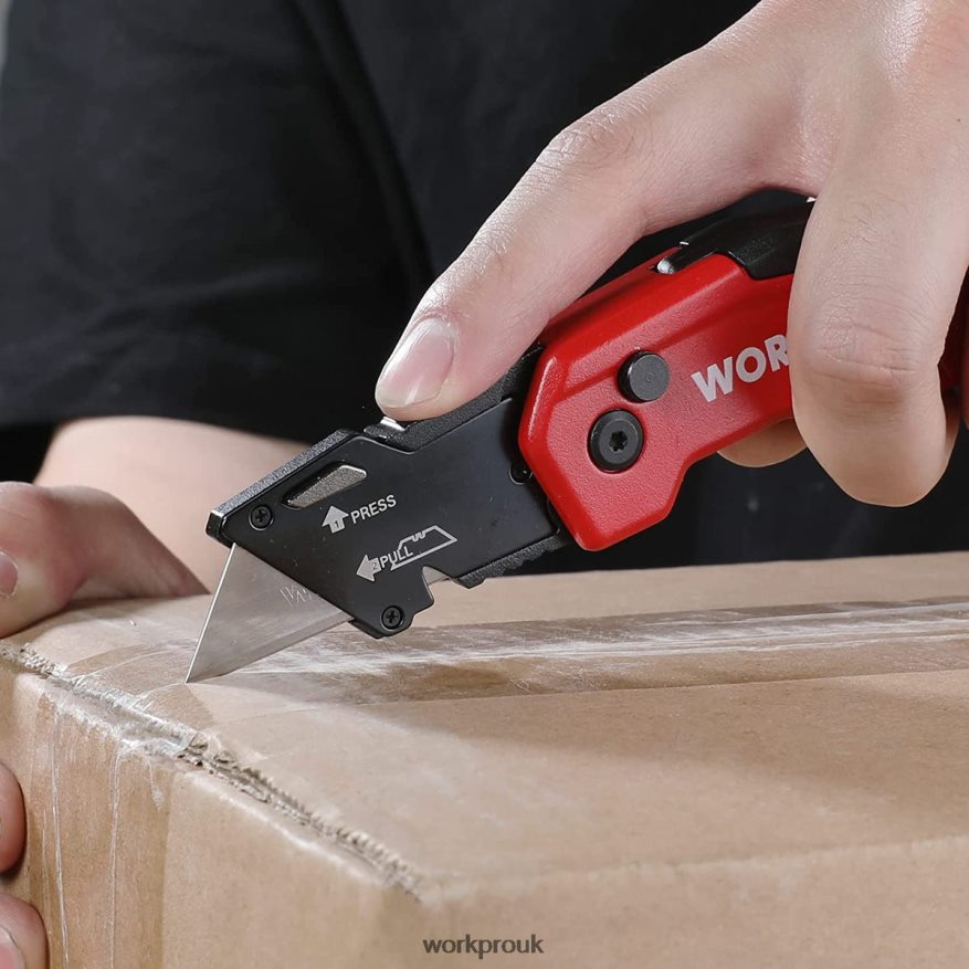 WORKPROUtility Knife Blades, SK5 Steel Box Cutter Blades Refills, Standard Size with Individual Dispenser, Pack of 50 X662Z55 Tool