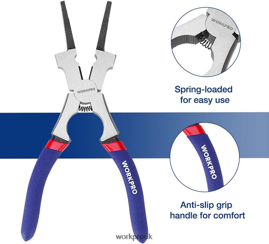 WORKPROWelding Pliers, Multi-Functional CR-V Steel Welding Pliers X662Z74 Tool