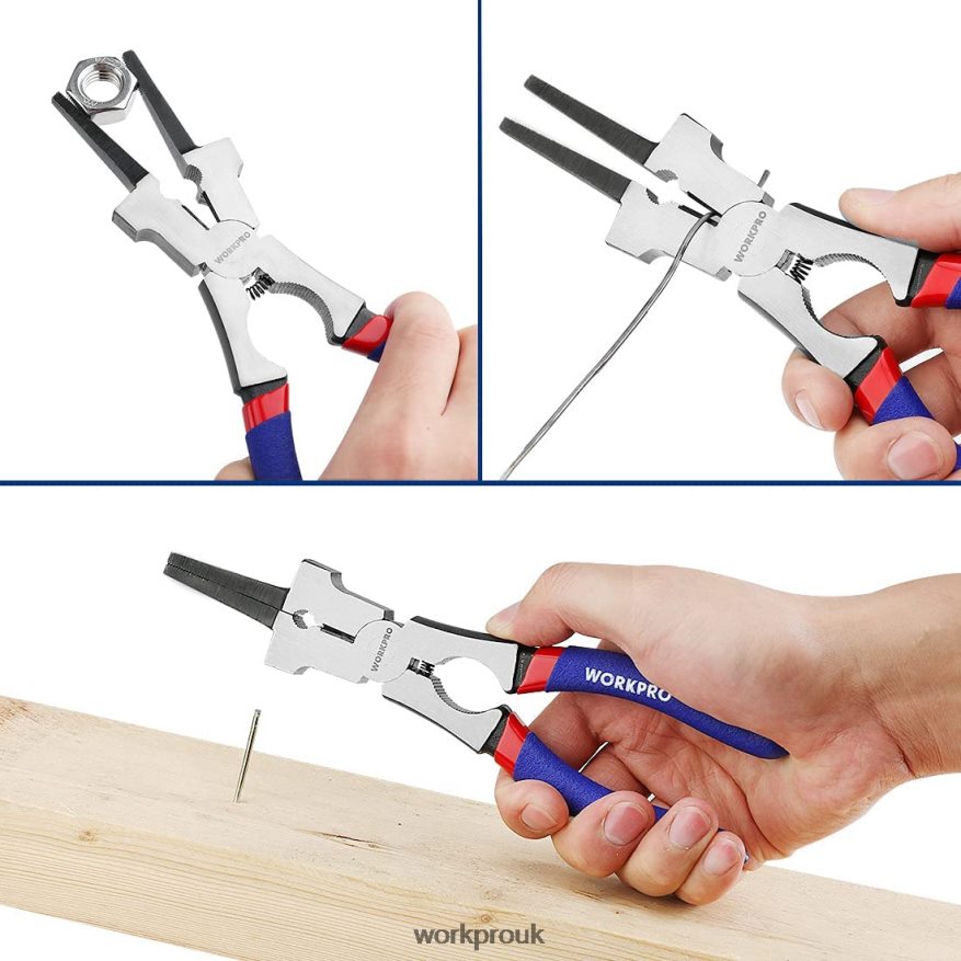 WORKPROWelding Pliers, Multi-Functional CR-V Steel Welding Pliers X662Z74 Tool