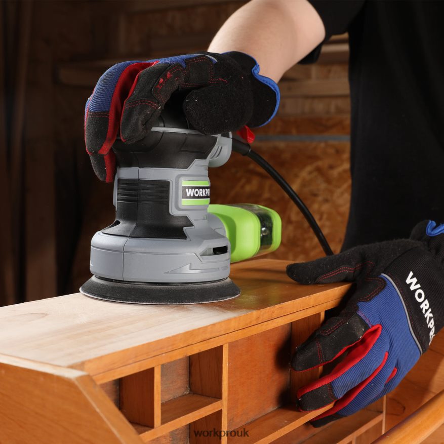 WORKPRO2.5 Amp Electric 5-Inch Random Orbit Sander, 6 Variable Speeds 7000 to 14000 RPM X662Z233 Tool