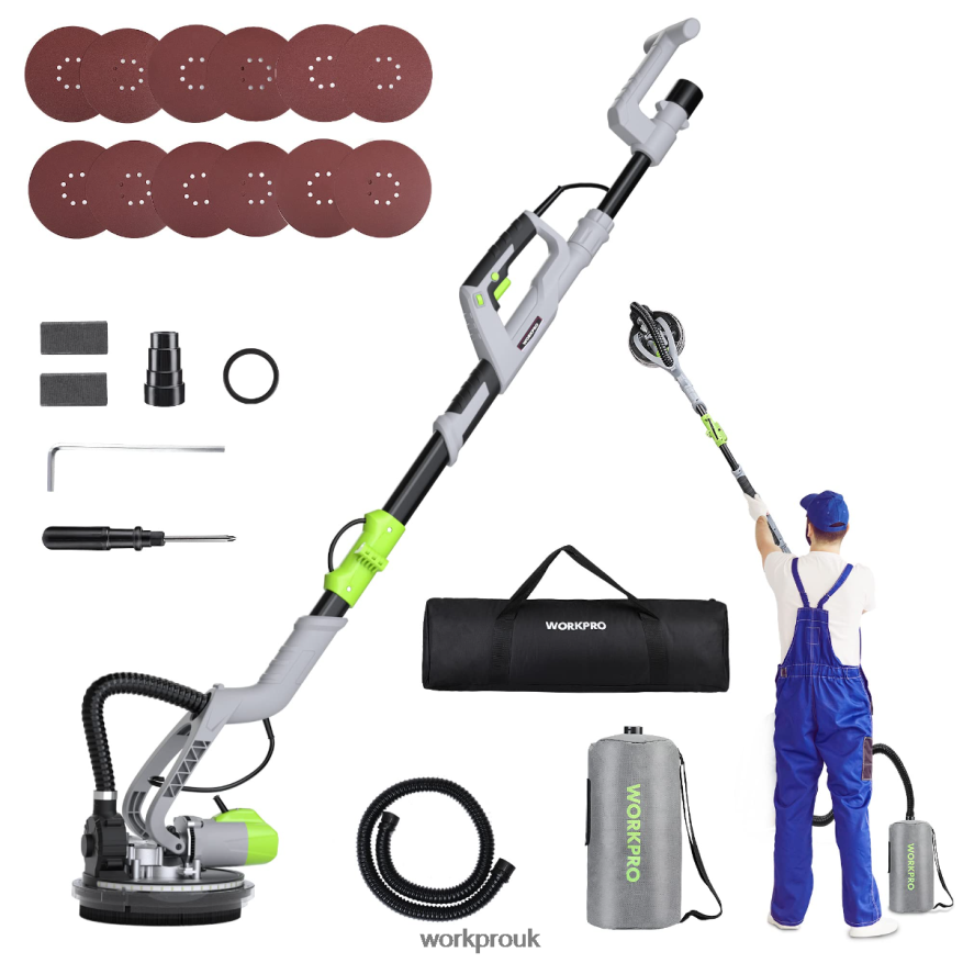WORKPRO720W Electric Drywall Sander with Vacuum X662Z228 Tool
