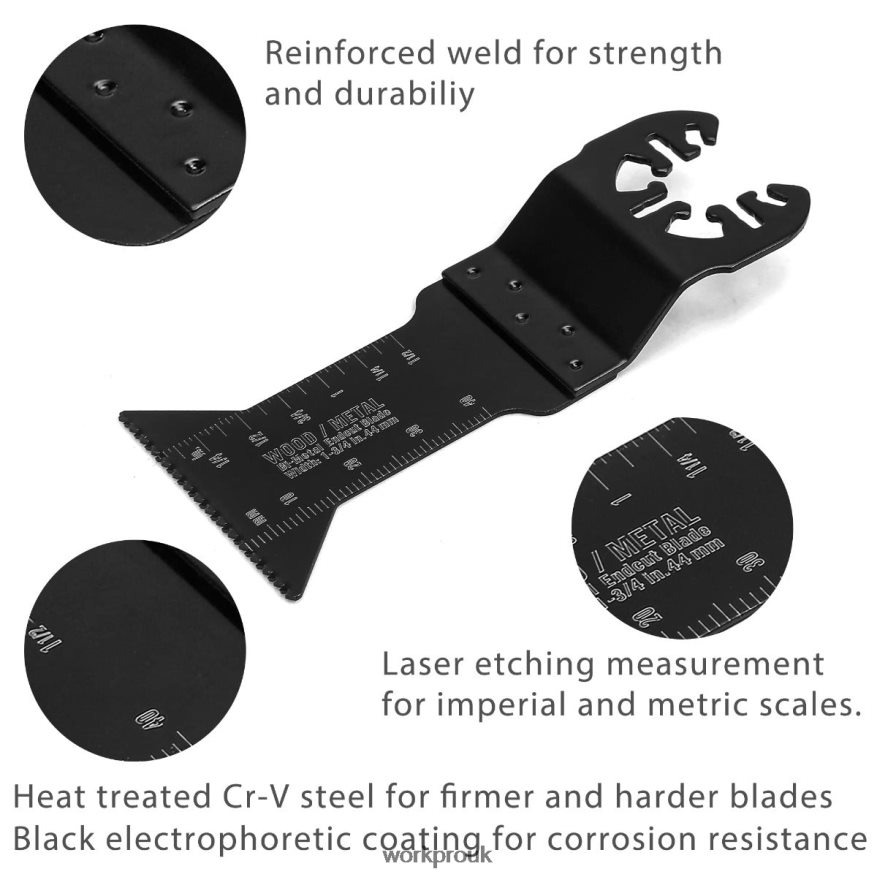 WORKPRO25 Pcs Oscillating Saw Blades, Cutting Blade, Universal Multitool Accessory for Sanding, Grinding, and Cutting X662Z200 Tool