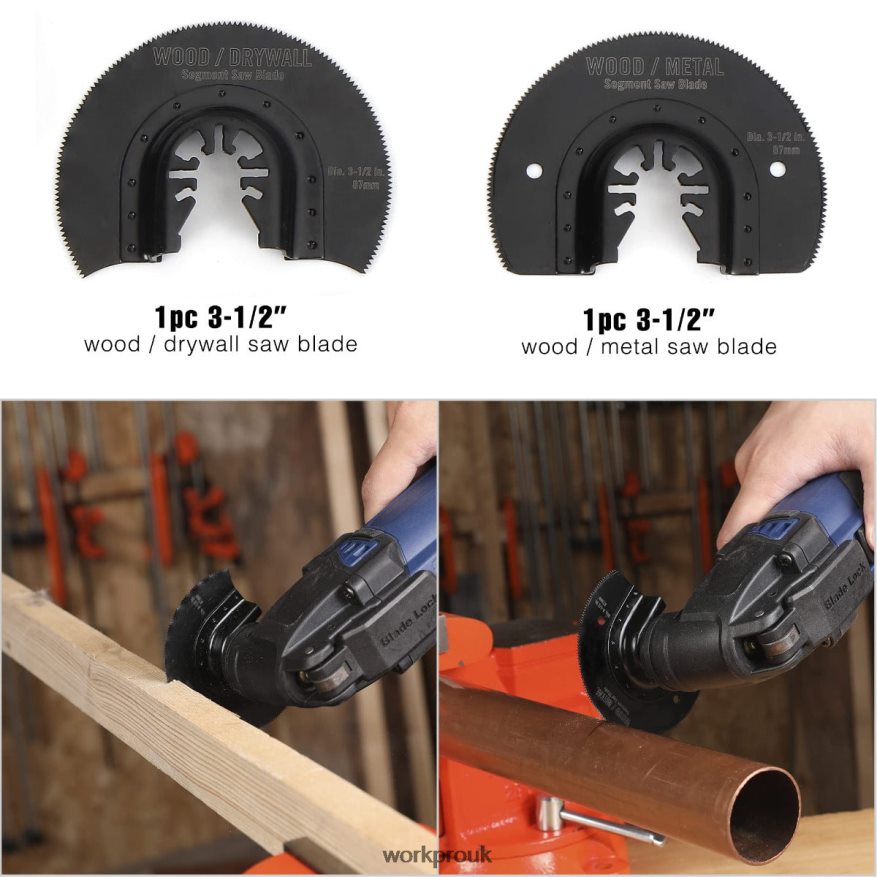 WORKPRO25 Pcs Oscillating Saw Blades, Cutting Blade, Universal Multitool Accessory for Sanding, Grinding, and Cutting X662Z200 Tool