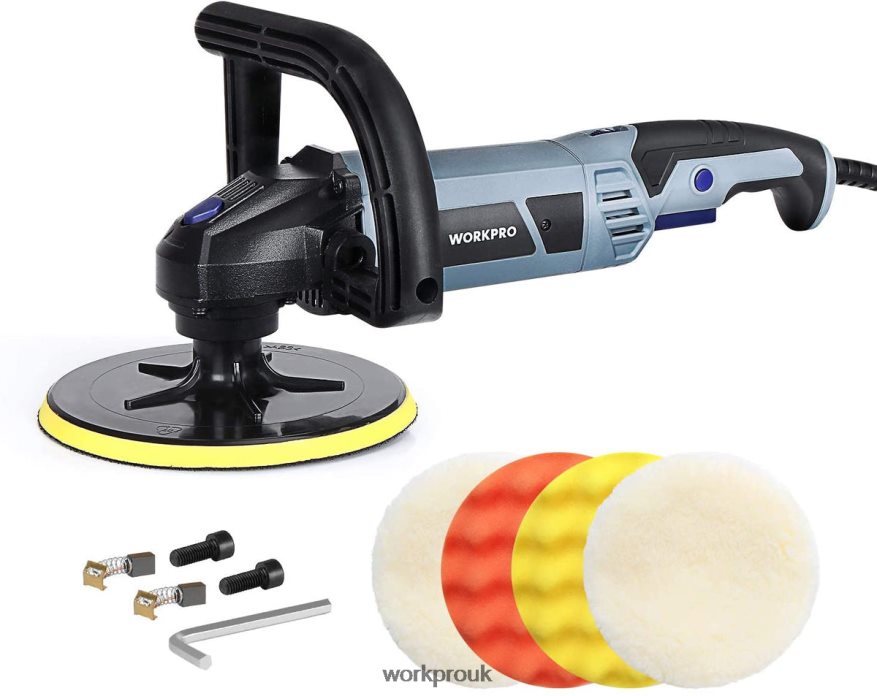 WORKPRODetachable Handle Buffer Polisher with Accessories X662Z231 Tool
