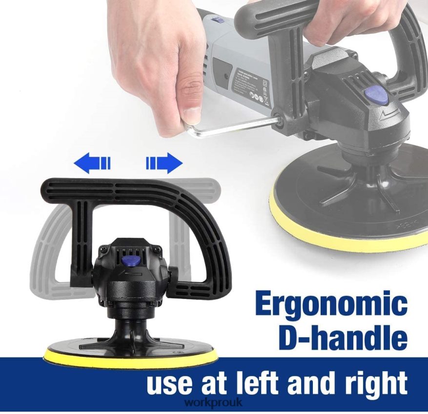 WORKPRODetachable Handle Buffer Polisher with Accessories X662Z231 Tool