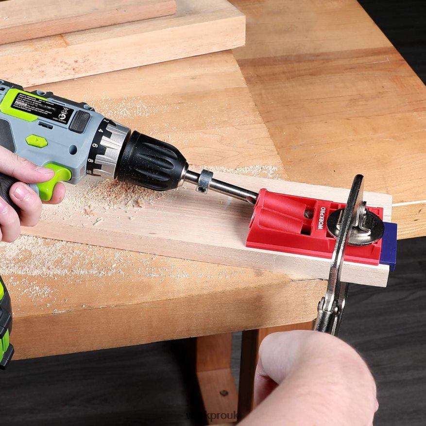 WORKPROPlastic Plugs Coarse Square Driver Screws Pocket Hole Jig Kit X662Z201 Tool