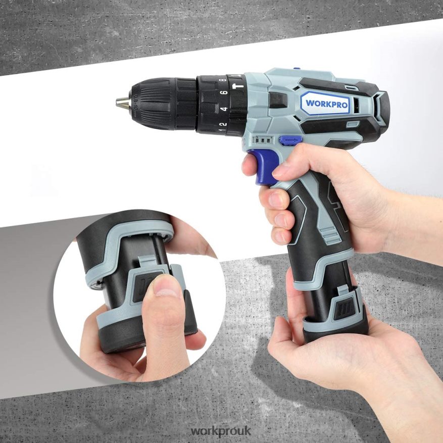 WORKPRO12V 2.0Ah Lithium-ion Battery Pack X662Z224 Tool