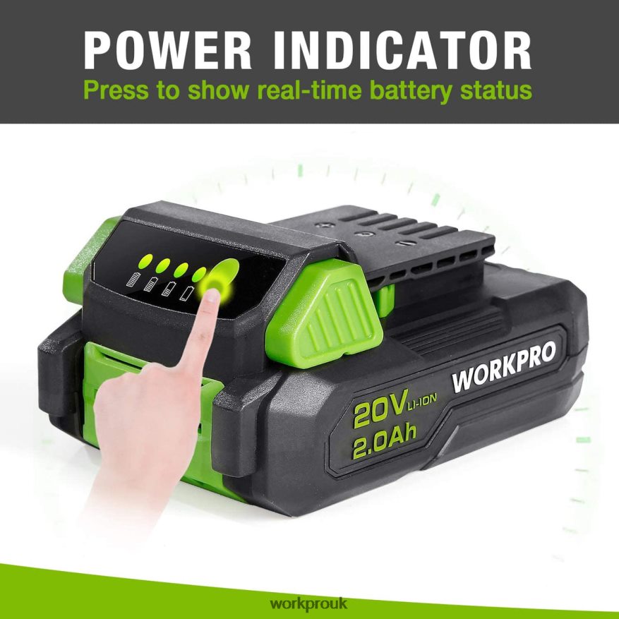 WORKPRO20V 2.0Ah Lithium-ion Battery Pack X662Z218 Tool