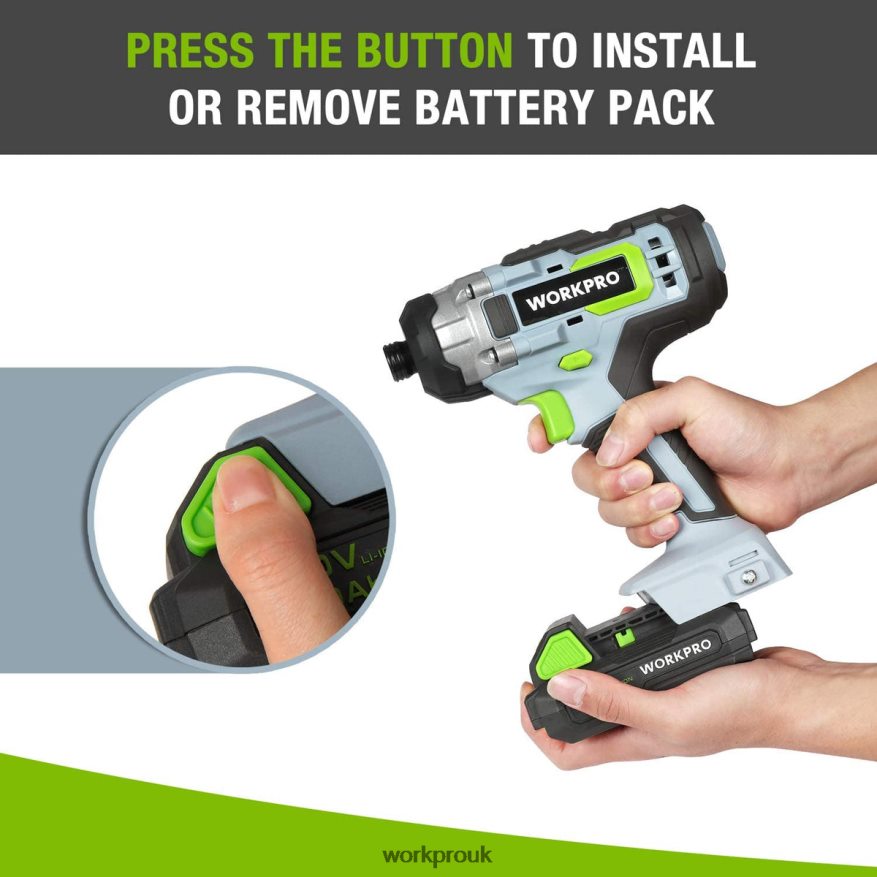WORKPRO20V 2.0Ah Lithium-ion Battery Pack X662Z218 Tool