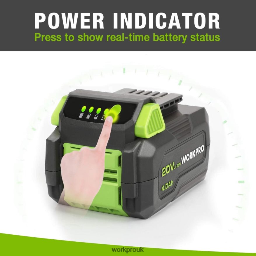 WORKPRO20V 4.0Ah Lithium-ion Battery Pack X662Z217 Tool