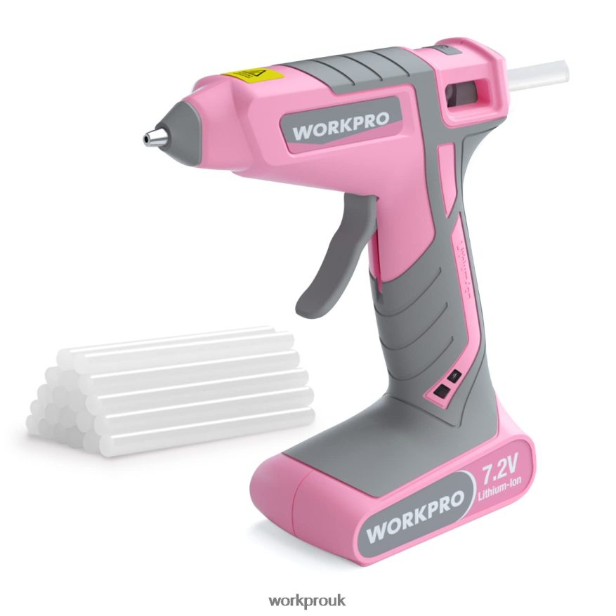 WORKPRO7.2V Cordless Hot Melt Glue Gun Kit X662Z164 Tool