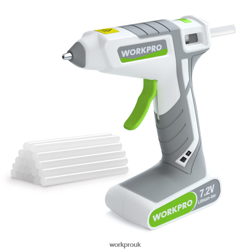 WORKPRO7.2V Cordless Hot Melt Glue Gun Kit X662Z164 Tool