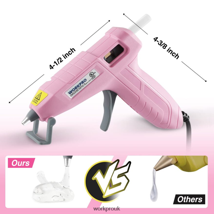 WORKPROMini Hot Glue Gun Kit with 20 Pcs Hot Glue Sticks X662Z162 Tool