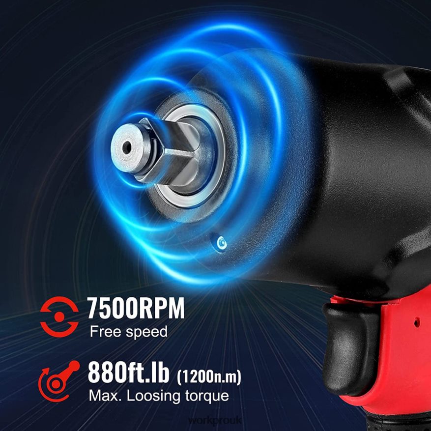 WORKPRODrive Air Impact Wrench for Changing TiresAuto Repair X662Z189 Tool