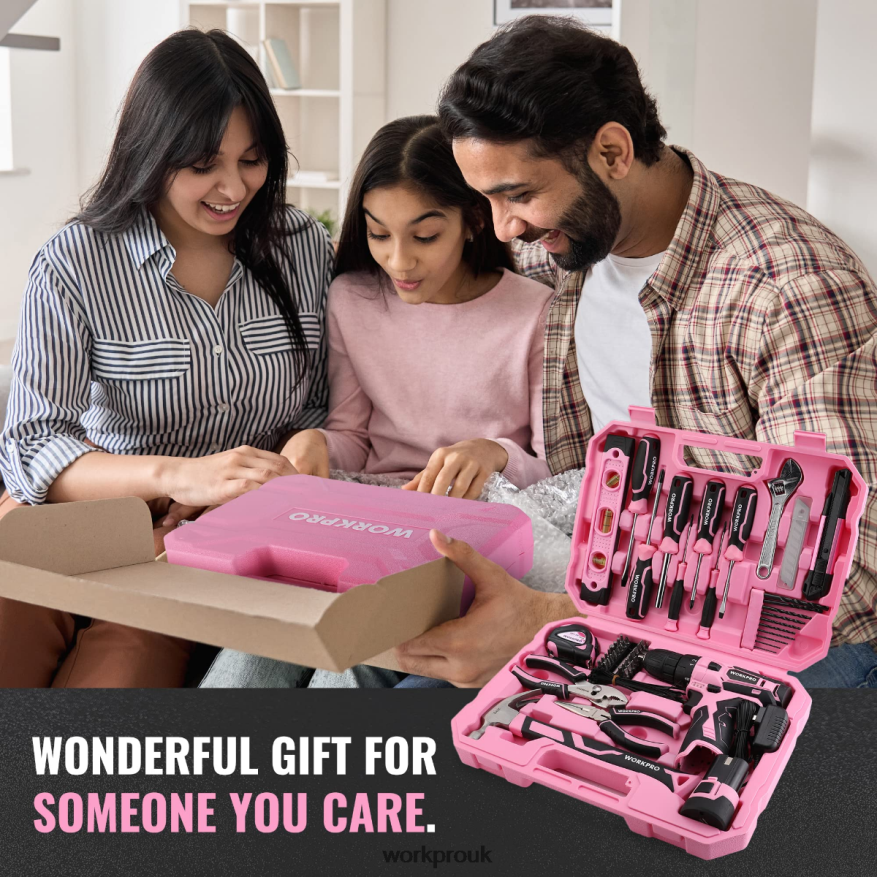 WORKPRO108-Piece Portable Tool Set with Power Drill X662Z173 Tool