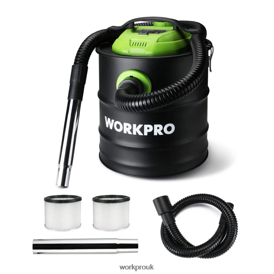 WORKPRO5.2 Gallon Ash Vacuum, 5.5 Peak Horsepower Ash Vac Cleaner with HEPA Filter X662Z212 Tool