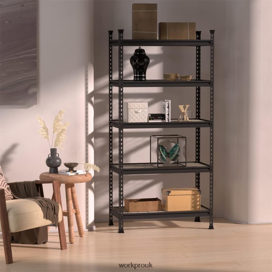 WORKPRO5-Tier Metal Storage Shelving Unit Adjustable Storage Rack Heavy Duty Shelf X662Z6 Storage