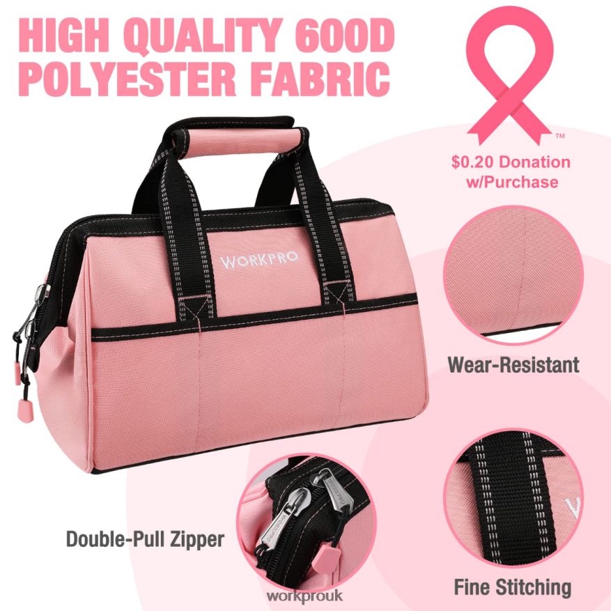 WORKPRO13-Inch Tool Bag, Soft Cloth Tool Storage Bags X662Z29 Storage