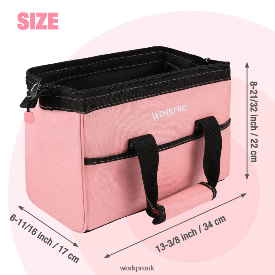 WORKPRO13-Inch Tool Bag, Soft Cloth Tool Storage Bags X662Z29 Storage