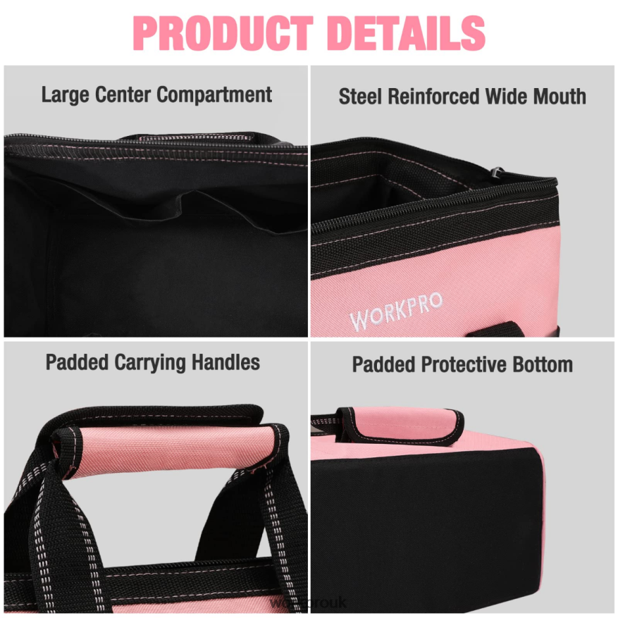 WORKPRO13-Inch Tool Bag, Soft Cloth Tool Storage Bags X662Z29 Storage