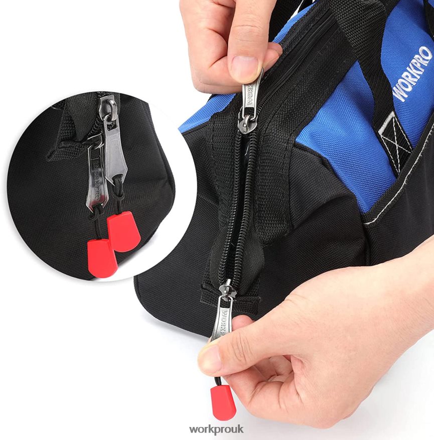 WORKPRO13-inch Wide Mouth Tool Tote Bag X662Z28 Storage