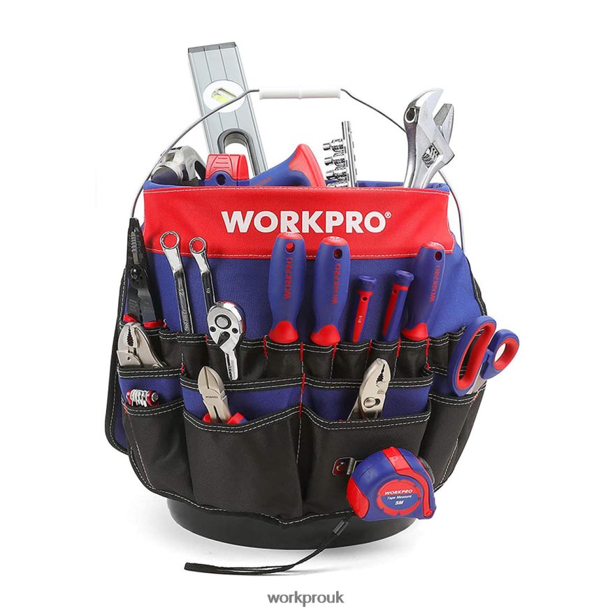WORKPROBucket Tool Organizer with 51 Pockets (Tools Excluded) X662Z20 Storage