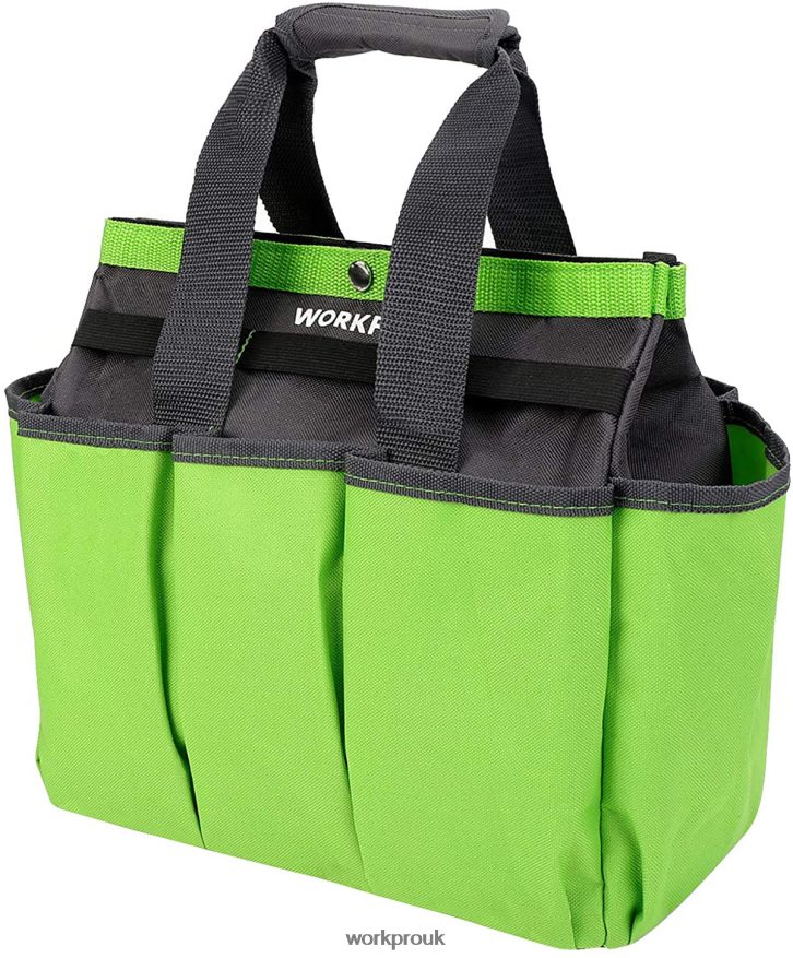 WORKPROGarden Tool Bag, Garden Tote Storage Bag with 8 Pockets, Home Organizer for Indoor and Outdoor Gardening X662Z256 Storage