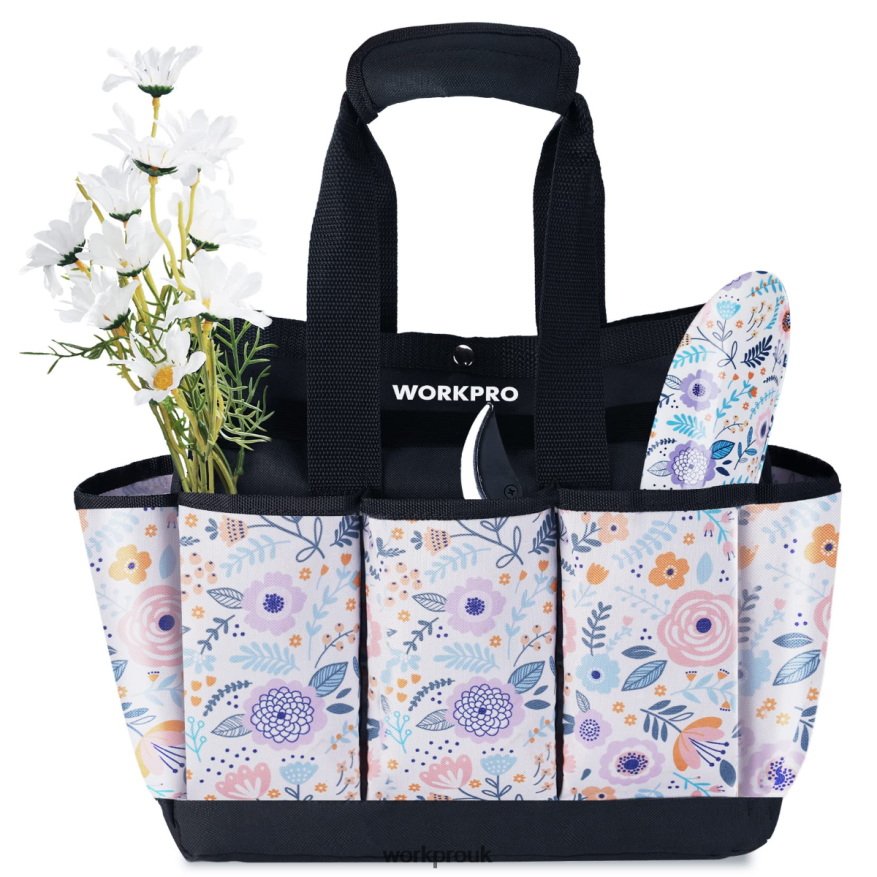 WORKPROGarden Tool Bag with 9 Pockets X662Z286 Storage