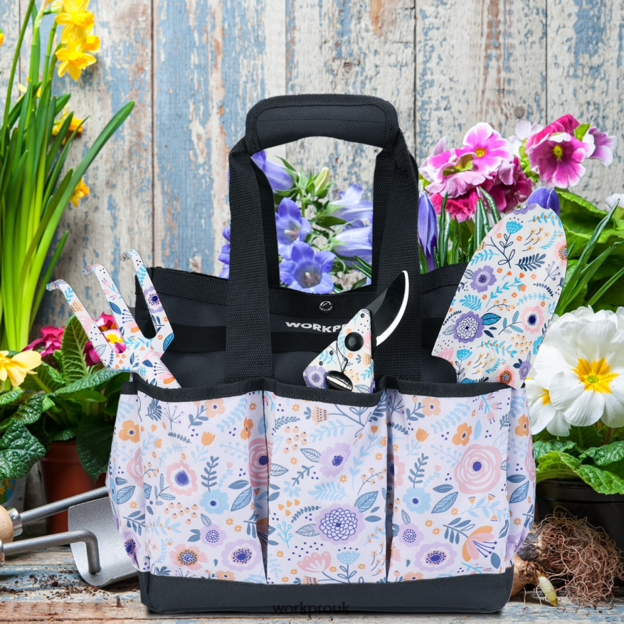 WORKPROGarden Tool Bag with 9 Pockets X662Z286 Storage