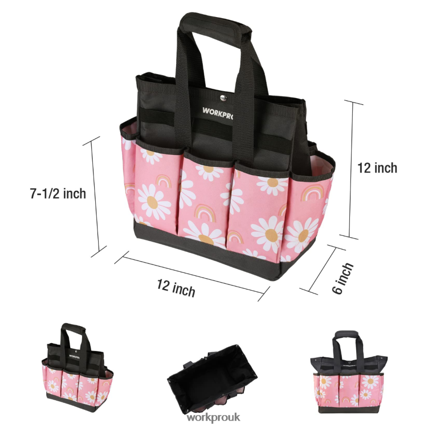 WORKPROGarden Tool Bag with 9 Pockets X662Z286 Storage