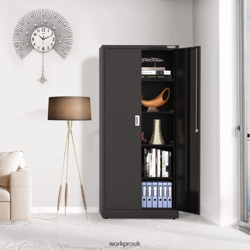 WORKPROStorage Cabinet, Metal Garage Cabinets with Doors and Shelves X662Z22 Storage