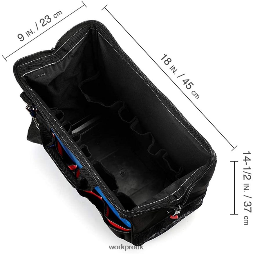 WORKPROTool Bag Closed Top Wide Slot Storage with Waterproof Base and Adjustable Shoulder Straps X662Z30 Storage